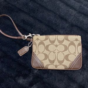 Coach coin purse wristlet